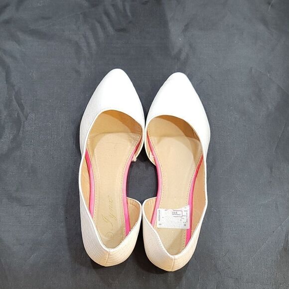 LYNX POINTED TOE D'ORSAY SLIP-ON WOMEN"S FLAT - Picture 6 of 13